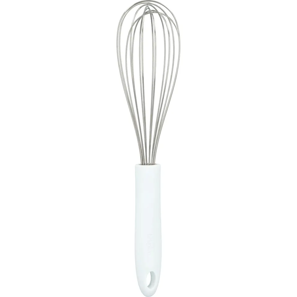 birkmann-schneebesen-milky-white-29-cm-edelstahlkopf-mit-rutschfestem-silikongri image 1