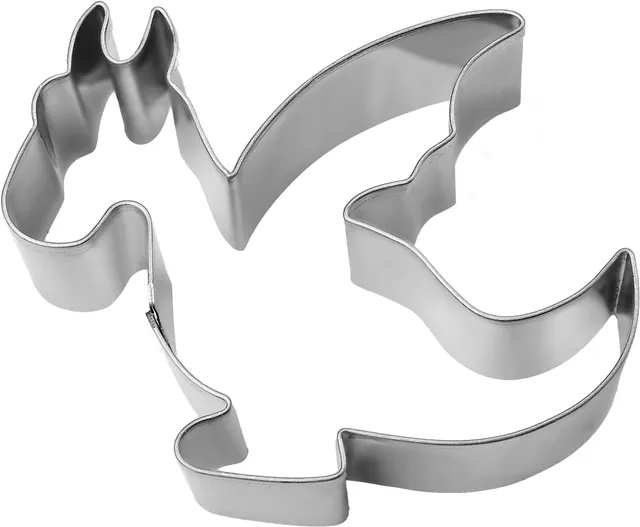 birkmann-ausstechform-burgdrache-7-cm-edelstahl-keksausstecher-drachenmotiv image 1