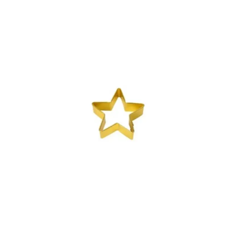 dexam-5-5-cm-sterne-ausstechform-aus-rostfreiem-aluminium-gold-pl-tzchen-ausstec image 1