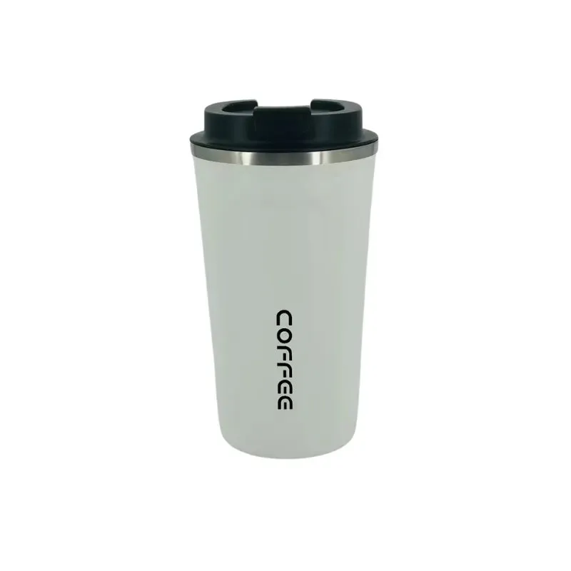dexam-travel-mug-510ml-wei-er-thermobecher-mit-schwarzem-deckel image 1