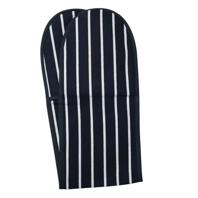 rushbrookes-butchers-stripe-doppelte-ofenhandschuhe-100-baumwolle-made-in-uk-bs6 image 1