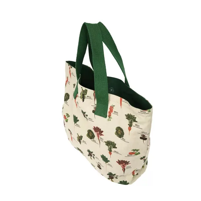 dexam-rhs-benary-vegetables-einkaufstasche-100-baumwolle-mit-druckknopf-botanisc image 1