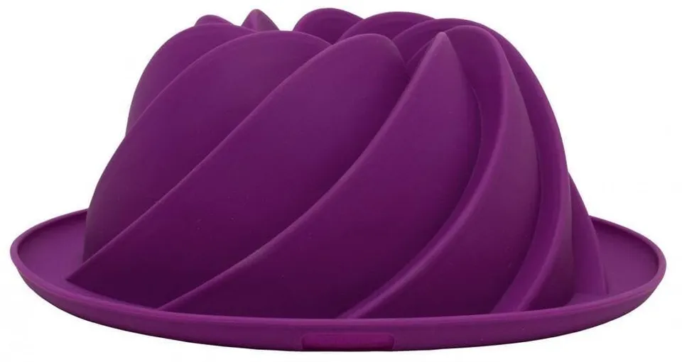 birkmann-easy-baking-gugelhupfform-nov-l-22-cm-granita-silikon-lila-pink-881556 image 1