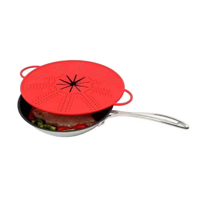 dexam-spritzschutz-mixer-abdeckung-aus-silikon-33-cm-rot image 1