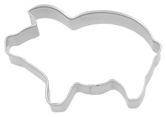 birkmann-ausstecher-schwein-6-cm-edelstahl-ausstechform-mit-pr-gung-f-r-pl-tzche image 1
