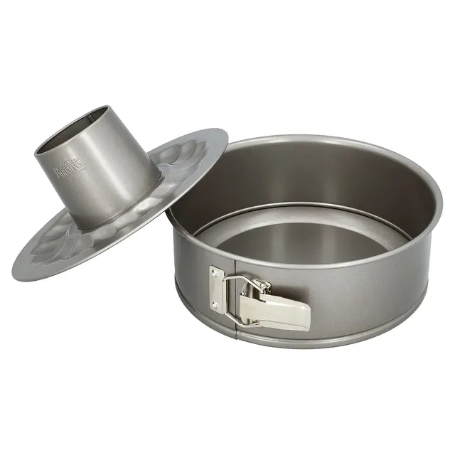 birkmann-baker-s-best-springform-886216-24-cm-mit-2-b-den-flach-rohrboden-antiha image 1