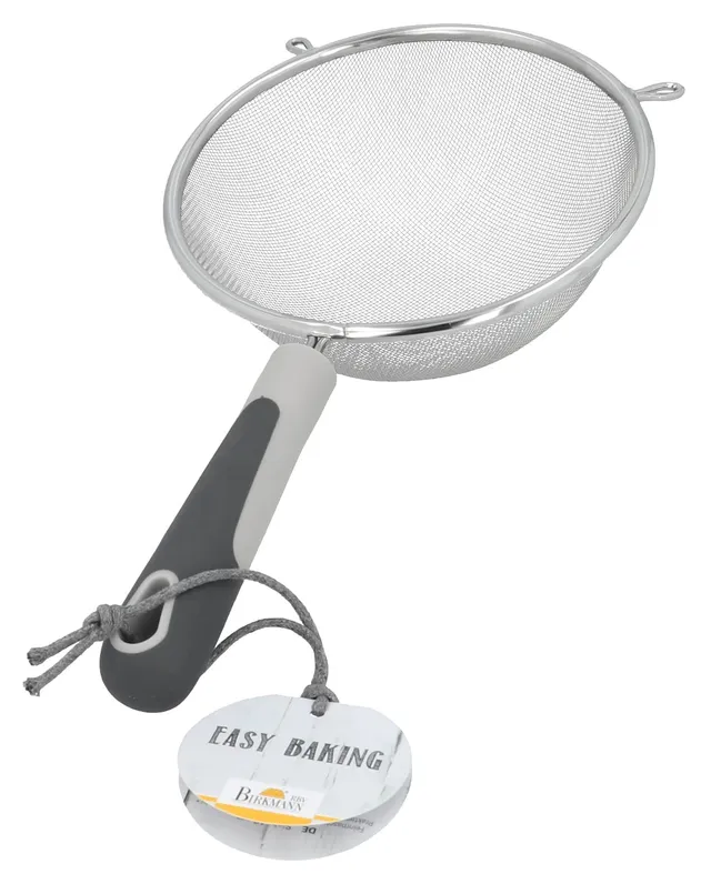 birkmann-easy-baking-k-chensieb-feinmaschig-edelstahl-mit-kunststoffgriff-16-cm- image 1