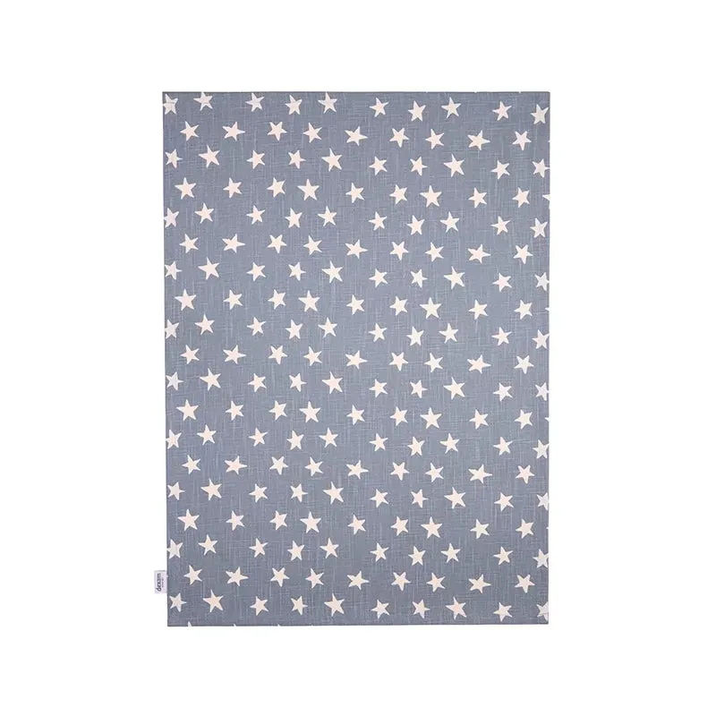 dexam-organic-star-geschirrtuch-blau-k-chentuch-aus-100-bio-baumwolle-mit-sterne image 1