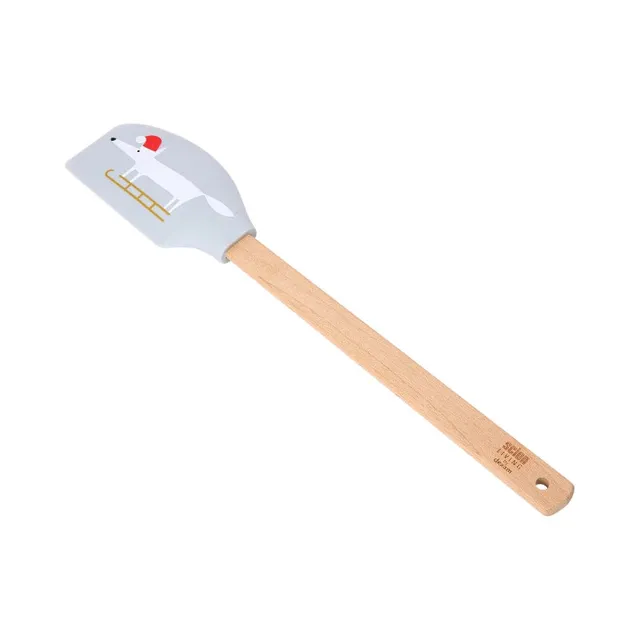 scion-mr-fox-silikon-spatula-weihnachtlich-grau-hitzebest-ndig-bis-240-c image 1