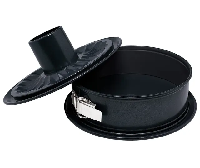 birkmann-premium-baking-springform-882034-mit-2-b-den-26-cm-karbonstahl-emaillie image 1