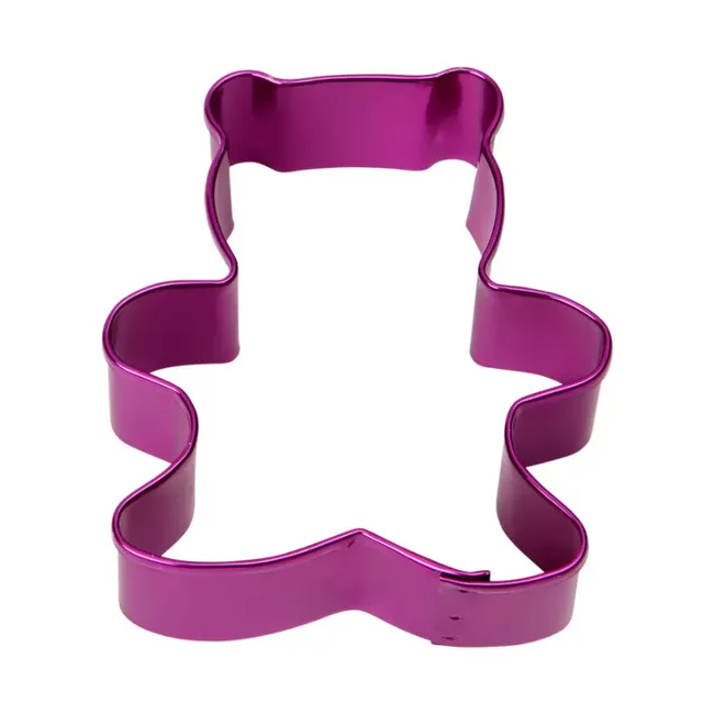 dexam-teddy-keks-ausstechform-7-5-cm-lila-aluminium-ausstecher-f-r-pl-tzchen-und image 1