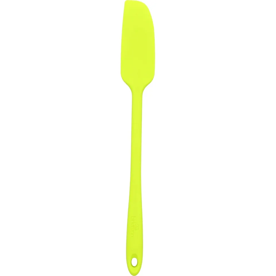 birkmann-teigschaber-schmal-lemon-green-silikon-teigschaber-mit-metallkern-hitze image 1