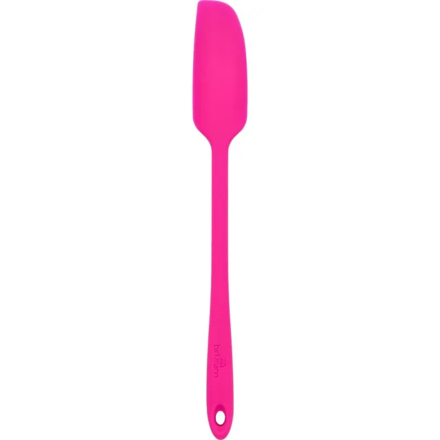 birkmann-teigschaber-schmal-electric-pink-silikon-spatel-mit-metallkern-27-5-cm- image 1