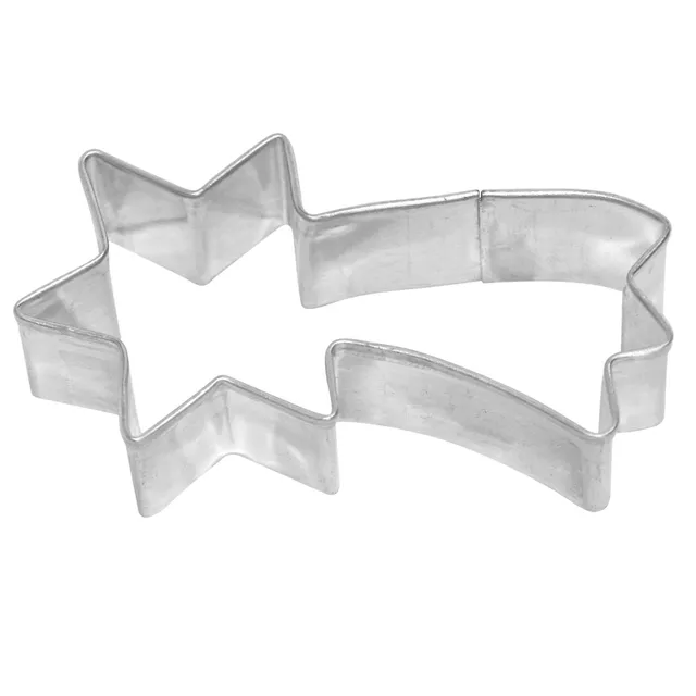 birkmann-ausstechform-komet-wei-blech-5-5-cm-handgel-tet-mit-polierter-naht image 1