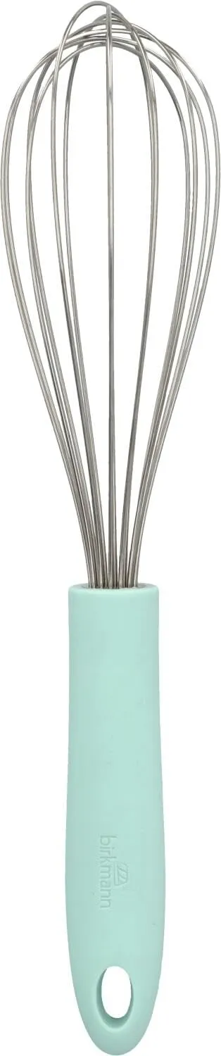 birkmann-schneebesen-seagrass-green-29-cm-edelstahlkopf-mit-rutschfestem-silikon image 1