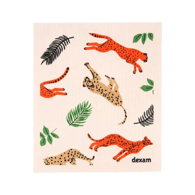dexam-schwedisches-sp-ltuch-leopard-print-70-zellulose-30-baumwolle-100-komposti image 1