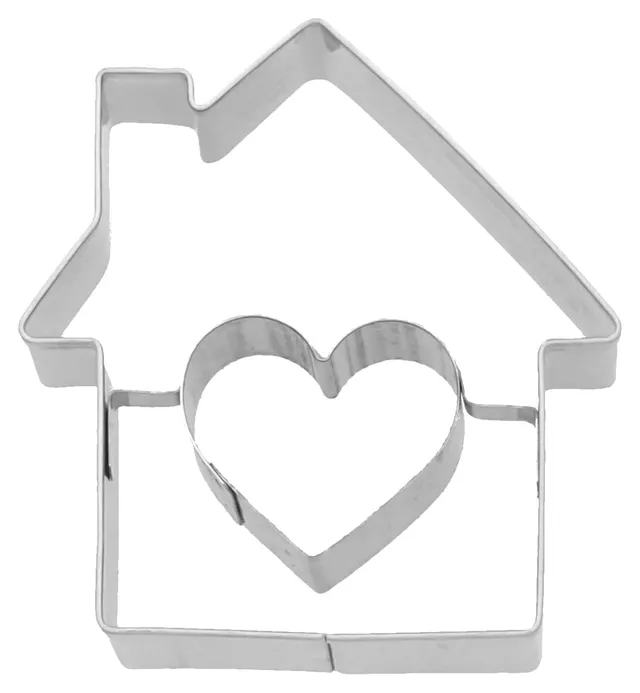 birkmann-ausstechform-s-es-zuhause-189751-keksausstecher-haus-mit-herz-pr-gung-e image 1