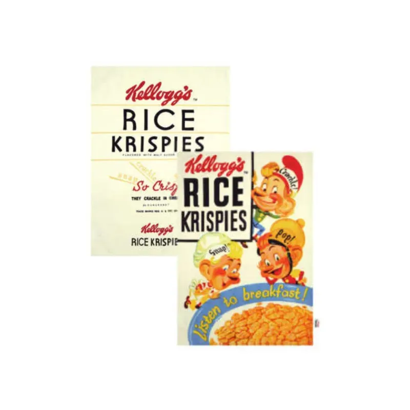 vintage-kellogg-s-rice-krispies-geschirrtuch-set-2-teilig-aus-100-baumwolle-retr image 1