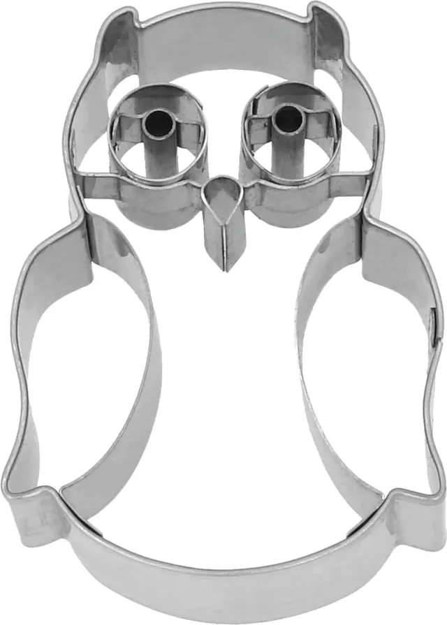 birkmann-ausstechform-eule-edelstahl-mit-motivpr-gung-6-cm image 1