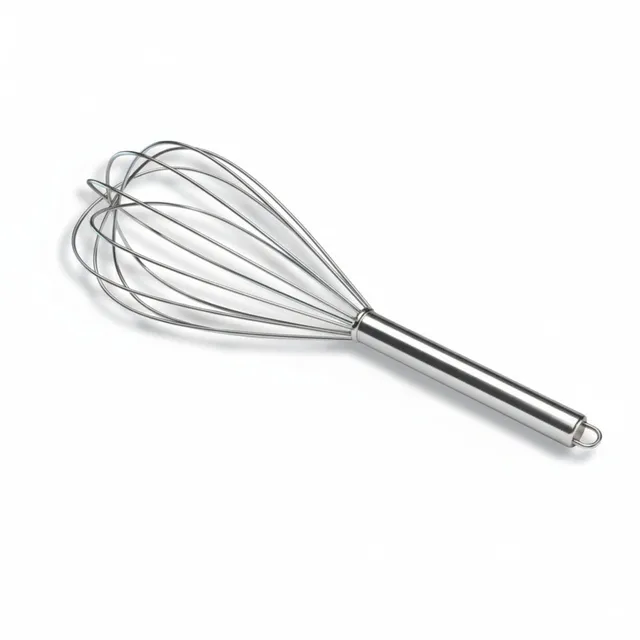 dexam-30cm-edelstahl-schneebesen-ballonform-mit-langem-griff image 1