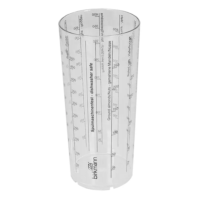 birkmann-messbecher-500-ml-durchsichtiger-kunststoff-messbecher-mit-skalierungen image 1