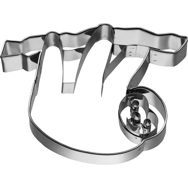 birkmann-ausstechform-faultier-9-5-cm-edelstahl-mit-innenpr-gung image 1