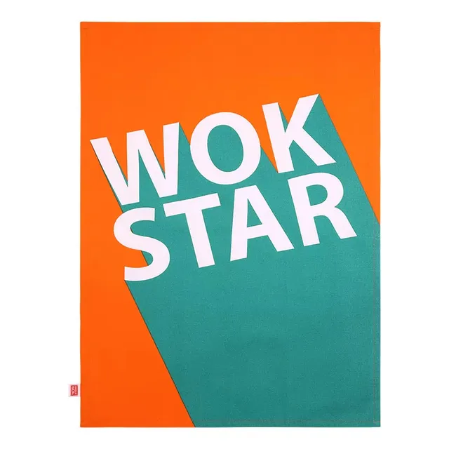 dexam-school-of-wok-wok-star-geschirrtuch-multi-aus-recycelter-baumwolle image 1