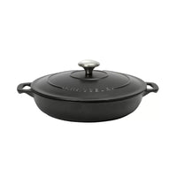 chasseur-24-cm-servier-kasserolle-aus-gusseisen-oval-1-5-l-emailliert-induktions image 2