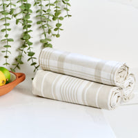 dexam-love-colour-extra-gro-e-geschirrt-cher-3er-set-terrakotta-100-baumwolle image 3