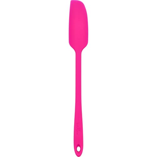 birkmann-teigschaber-schmal-electric-pink-silikon-spatel-mit-metallkern-27-5-cm- image 4