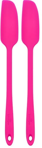 birkmann-teigschaber-schmal-electric-pink-silikon-spatel-mit-metallkern-27-5-cm- image 6