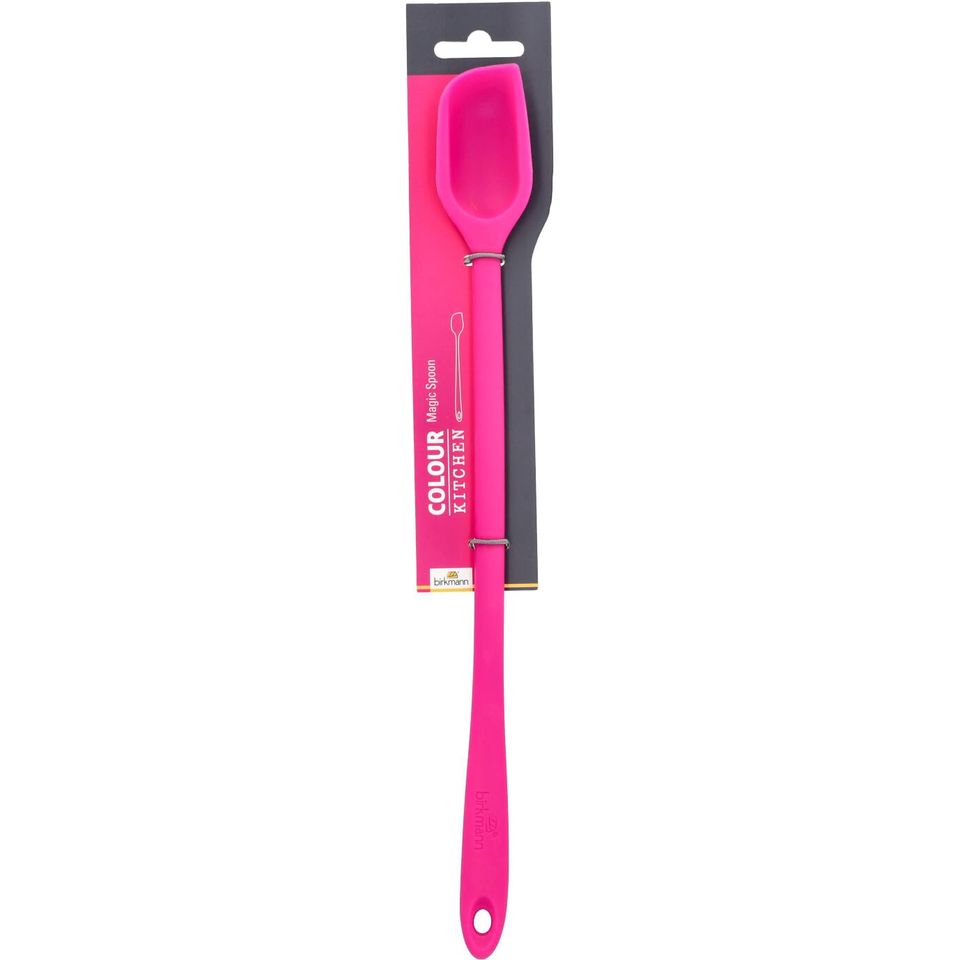 birkmann-magic-spoon-electric-pink-silikon-schaberl-ffel-mit-metallkern-31-5-cm- image 2