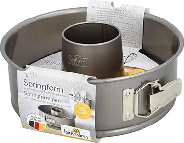 birkmann-baker-s-best-springform-886216-24-cm-mit-2-b-den-flach-rohrboden-antiha image 3