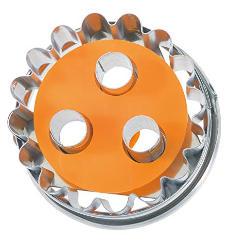 rbv-birkmann-easy-baking-linzer-set-mit-auswerfer-4-teilig-edelstahl-5-cm-rot-or image 6