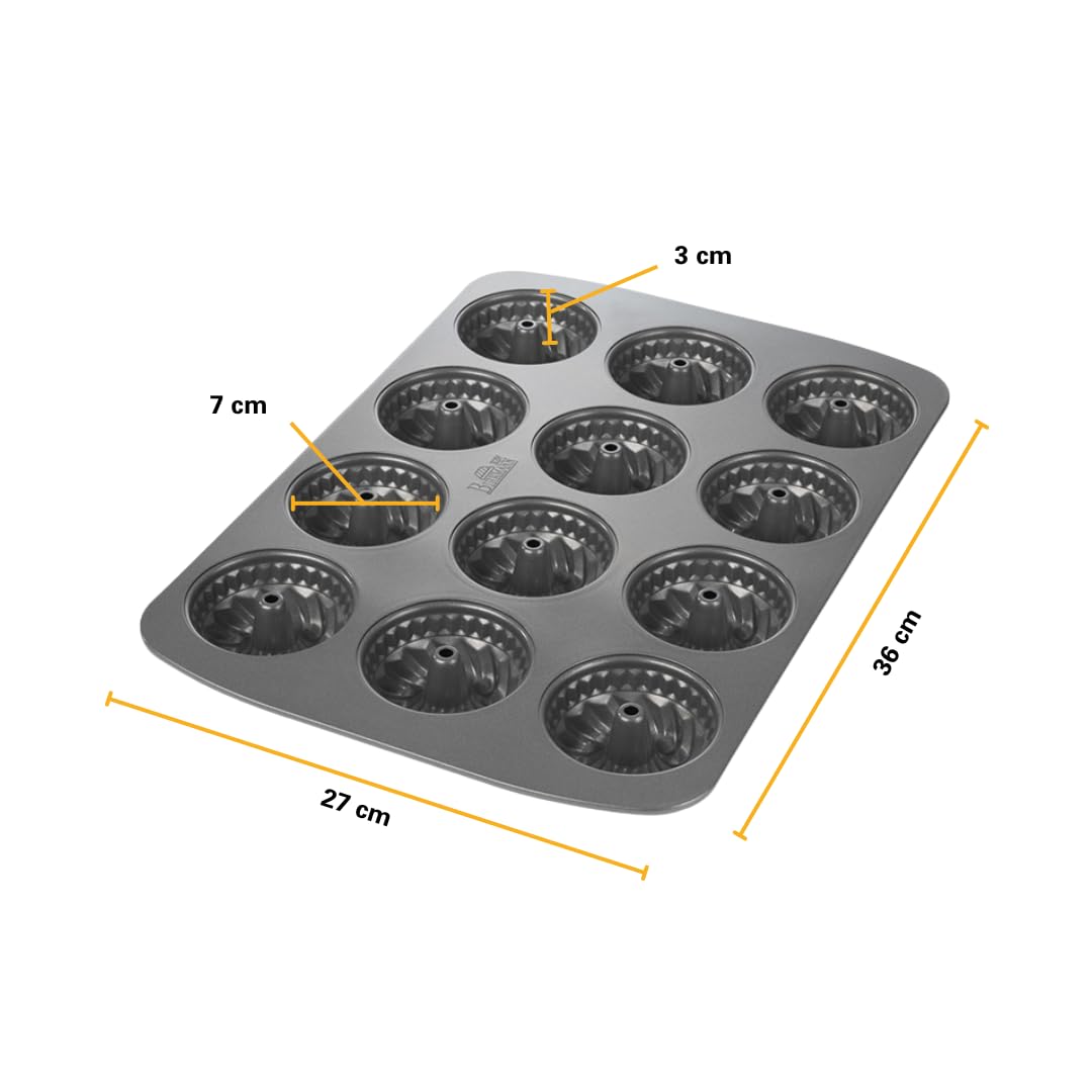 birkmann-easy-baking-mini-gugelhupfblech-881167-12-fach-backform-f-r-mini-kuchen image 2
