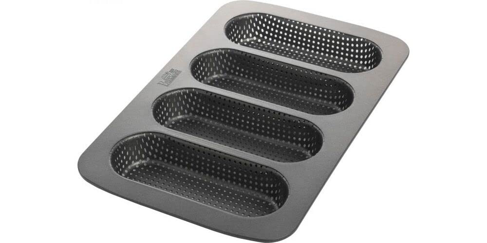 birkmann-mini-baguetteblech-4-fach-baguette-form-35-x-22-cm-perforiert-karbonsta image 1