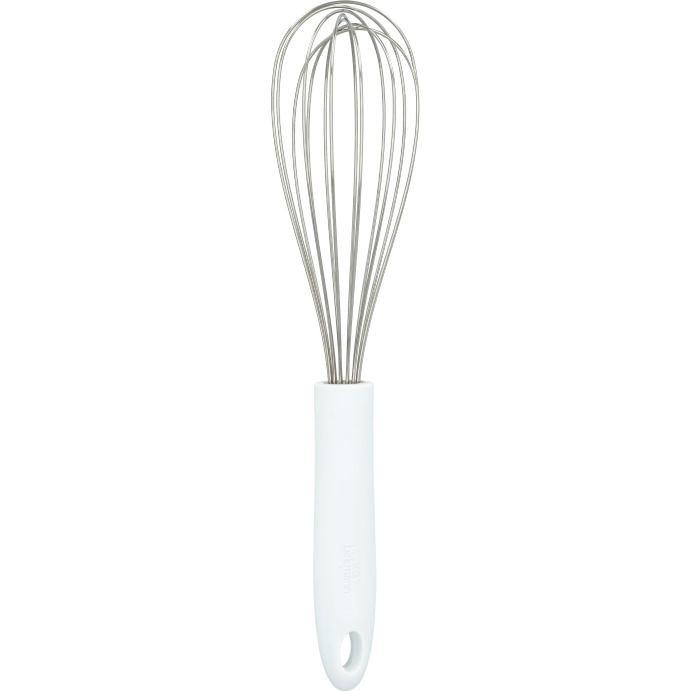 birkmann-schneebesen-milky-white-29-cm-edelstahlkopf-mit-rutschfestem-silikongri image 1