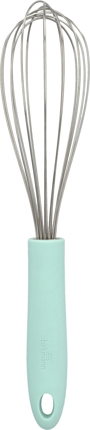 birkmann-schneebesen-seagrass-green-29-cm-edelstahlkopf-mit-rutschfestem-silikon image 1