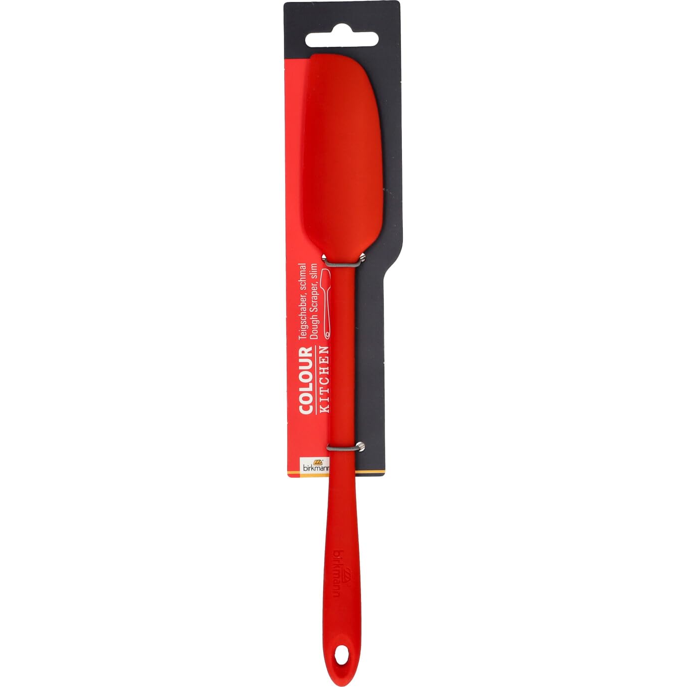 birkmann-teigschaber-schmal-cherry-red-silikon-mit-metallkern-27-5-cm-hitzebest- image 2