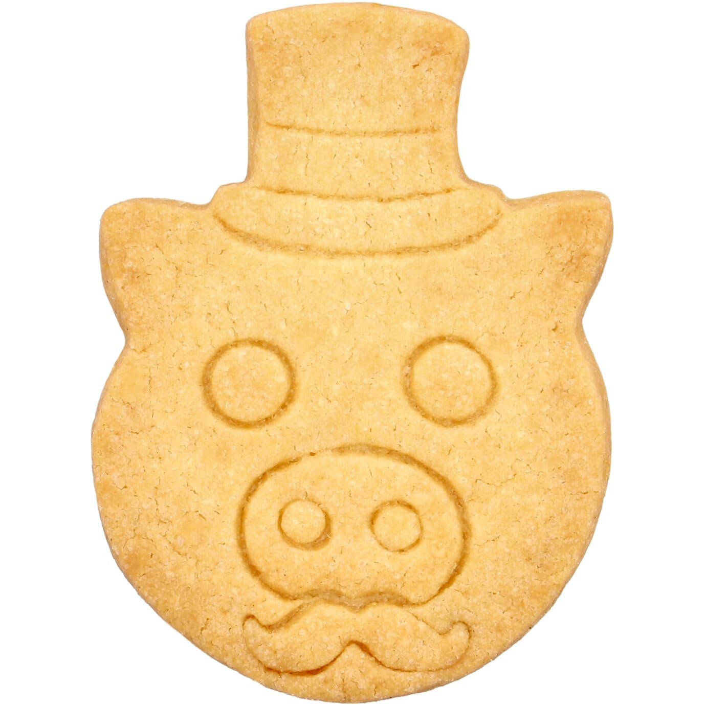 birkmann-pl-tzchenausstecher-schweinchen-mit-zylinder-edelstahl-ausstechform-mit image 2