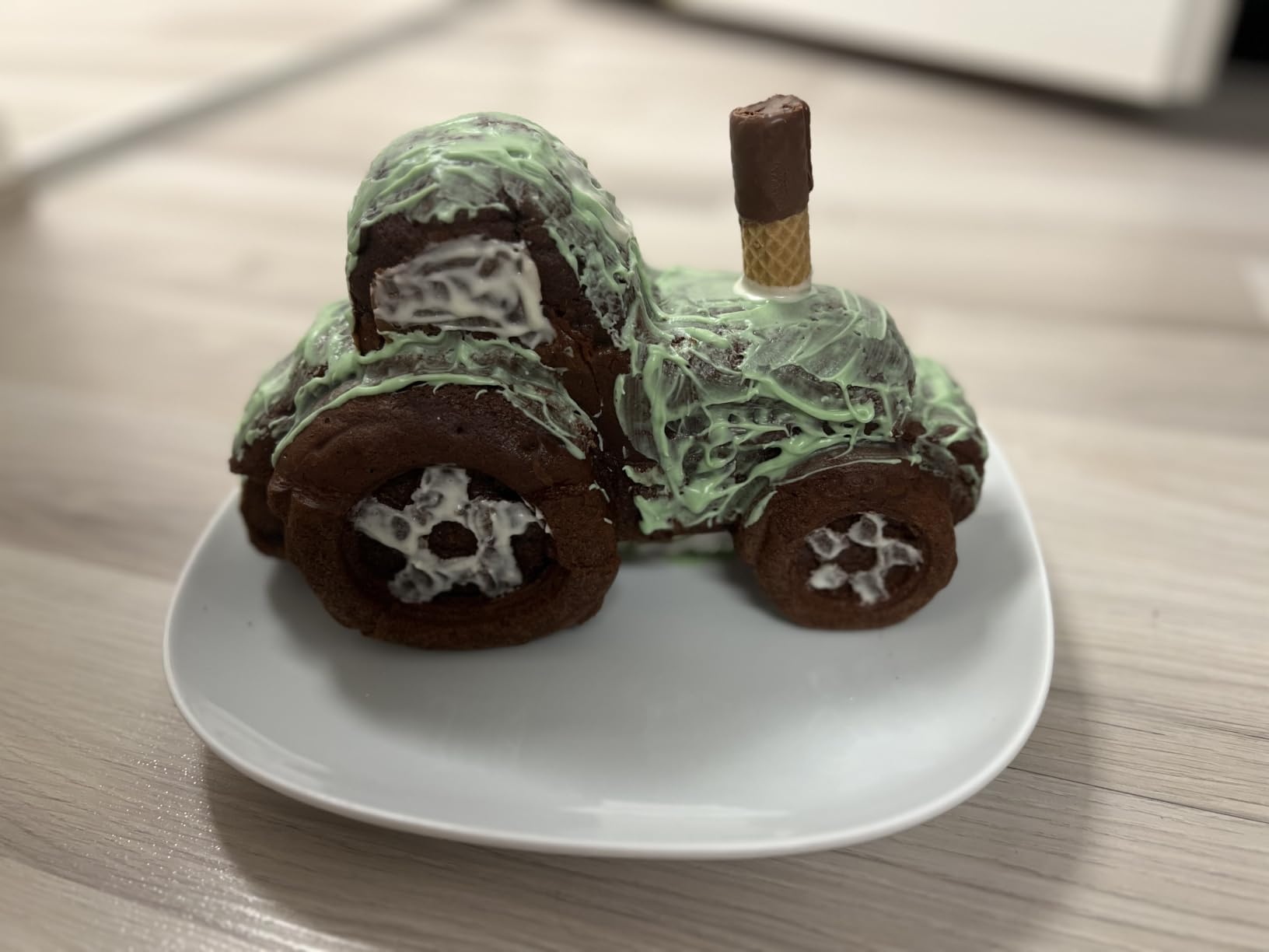 Traktorkuchen gelingt perfekt