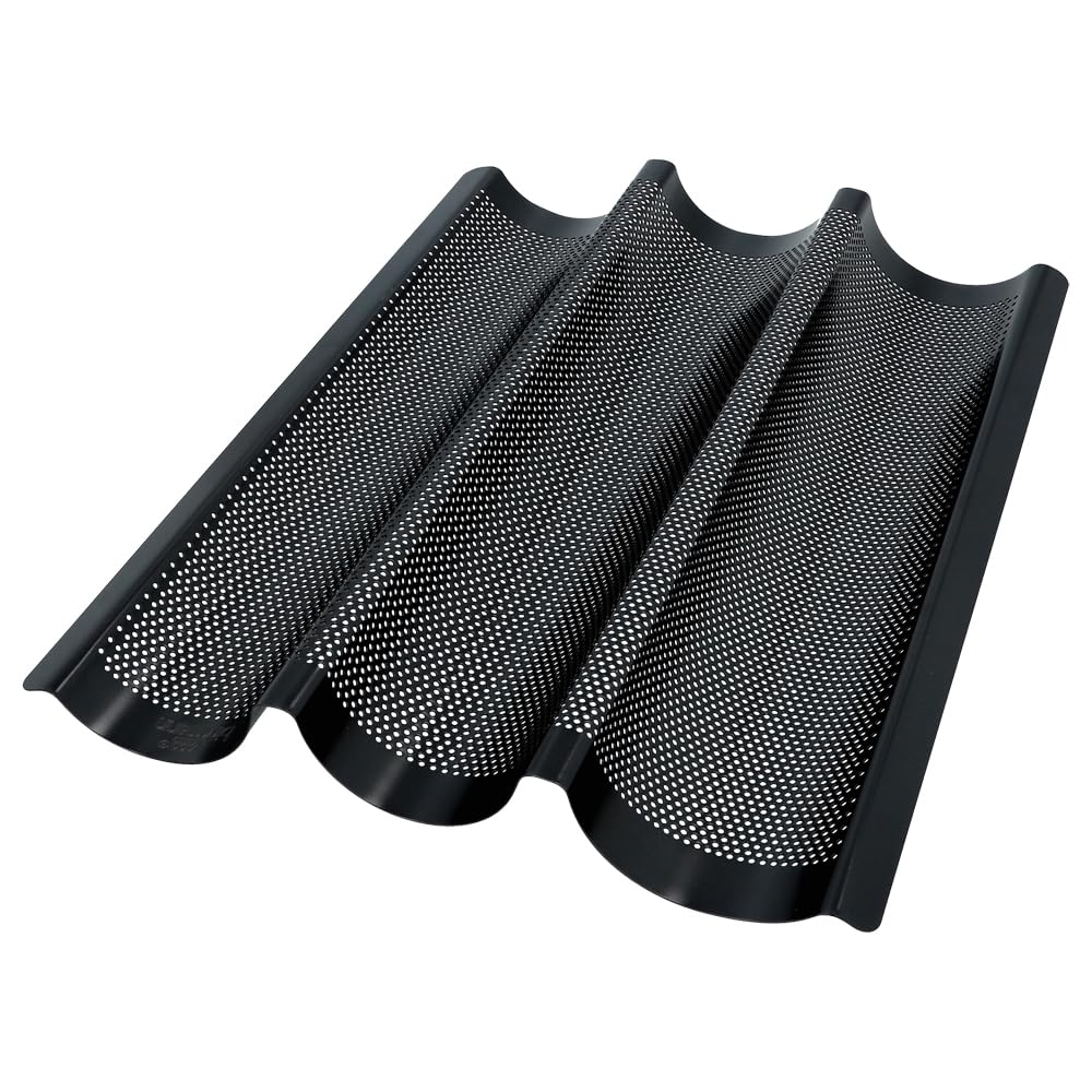 birkmann-bread-buddies-baguette-blech-perforierte-baguetteform-aus-karbonstahl-f image 1