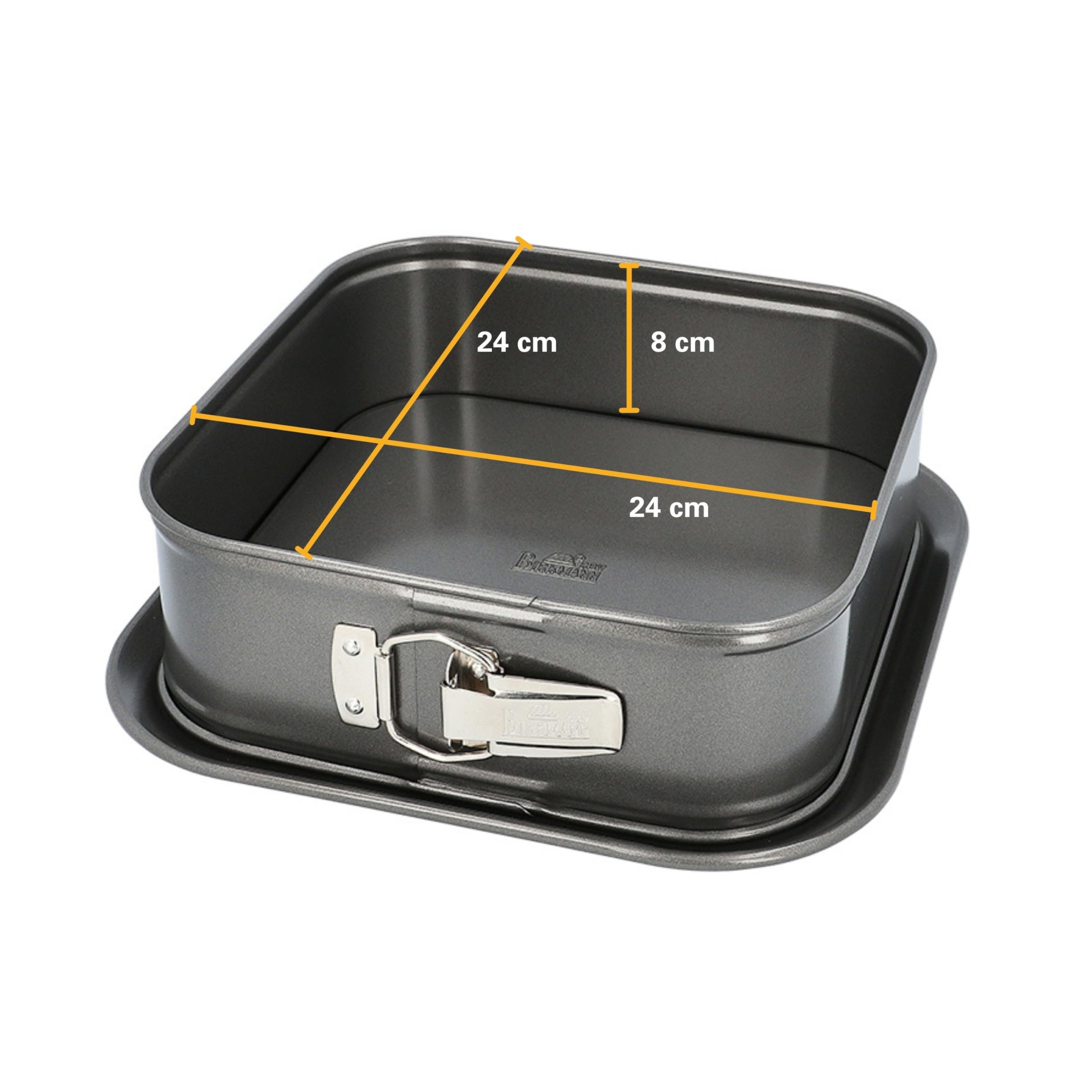birkmann-easy-baking-springform-quadratisch-24-x-24-cm-eckige-backform-aus-karbo image 2