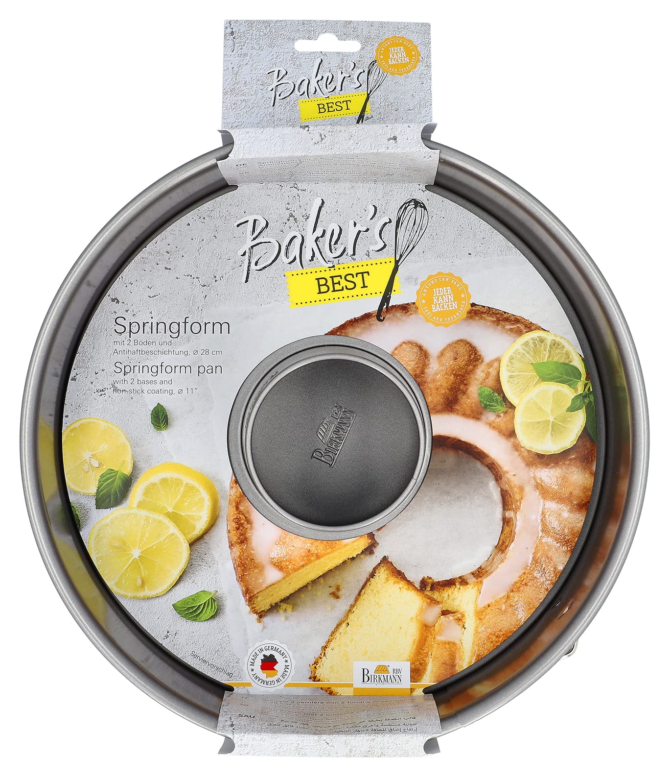 birkmann-springform-bakers-best-886063-28-cm-mit-zwei-b-den-flach-rohrboden-karb image 2