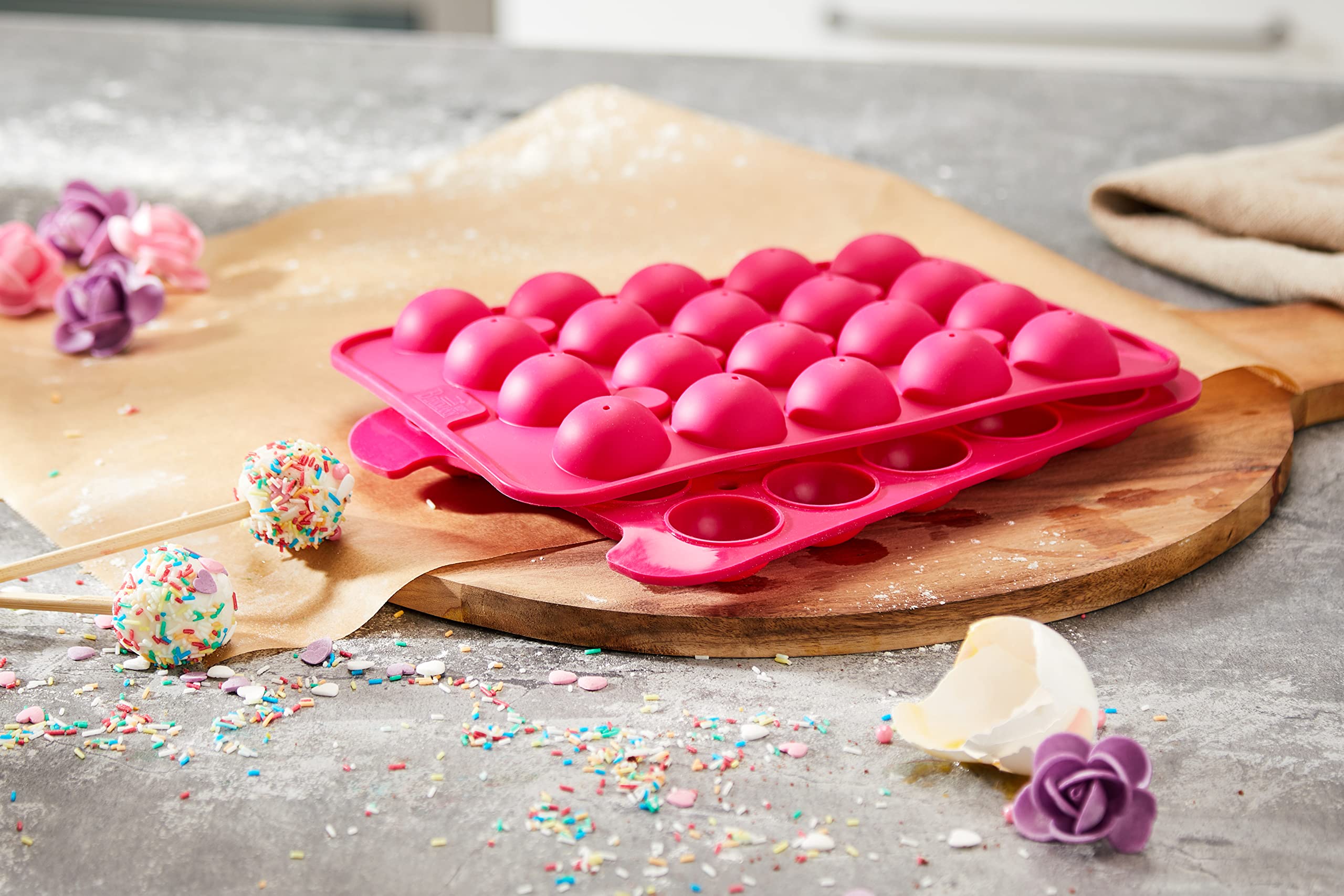 birkmann-cakepop-baker-silikon-kunststoffform-f-r-20-cake-pops-3-5-cm-mit-sticks image 2