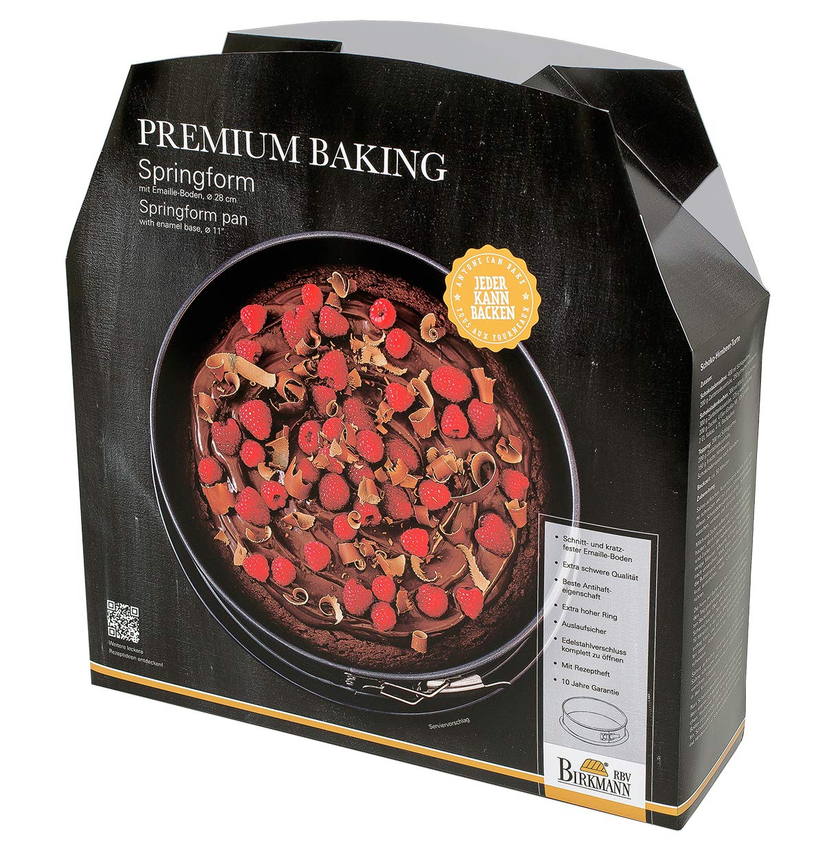 birkmann-premium-baking-springform-28-cm-auslaufsicher-emaille-optik-antihaftbes image 2