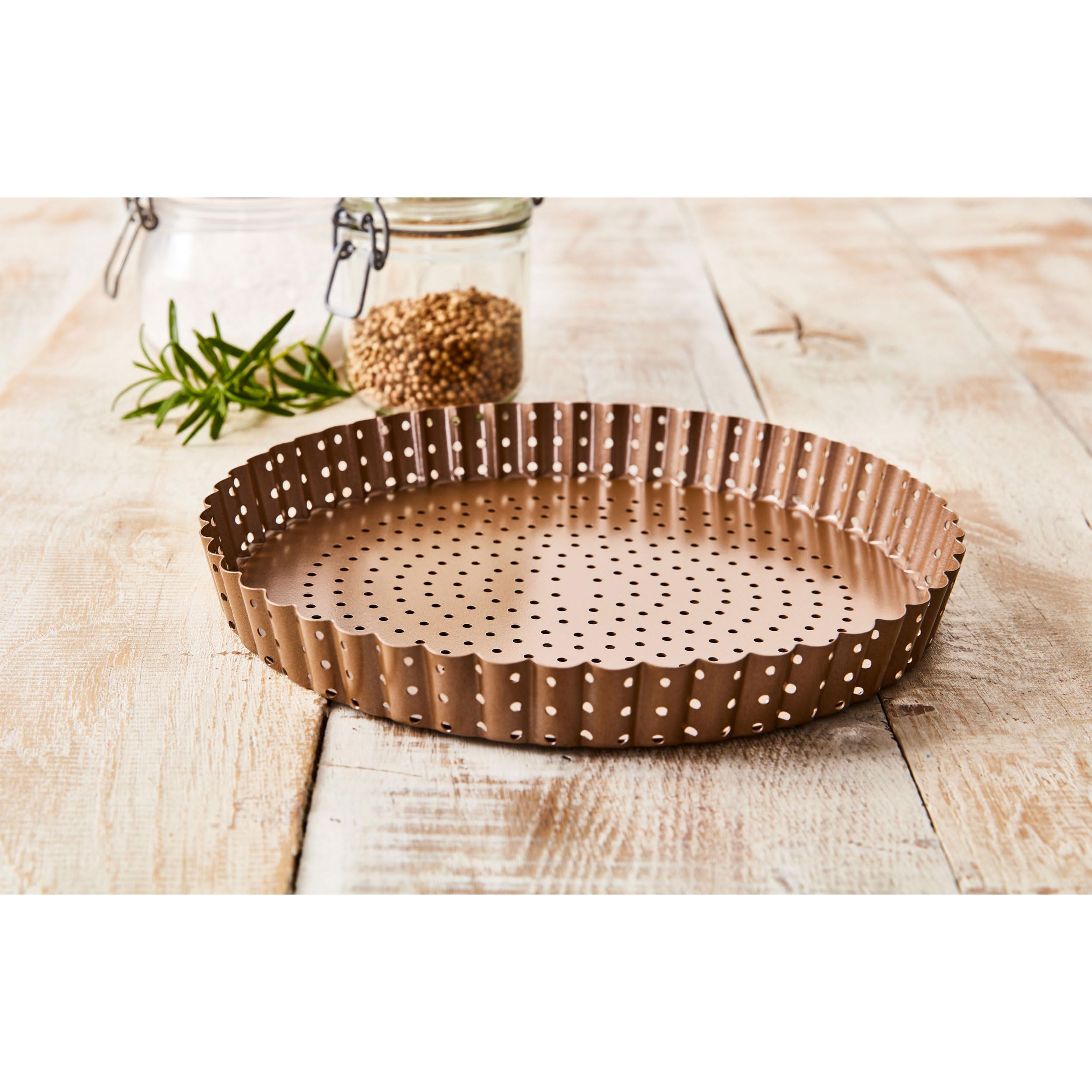 birkmann-laib-seele-quiche-tarte-pizzaform-perforiert-20-cm-karbonstahl-bronze-m image 4