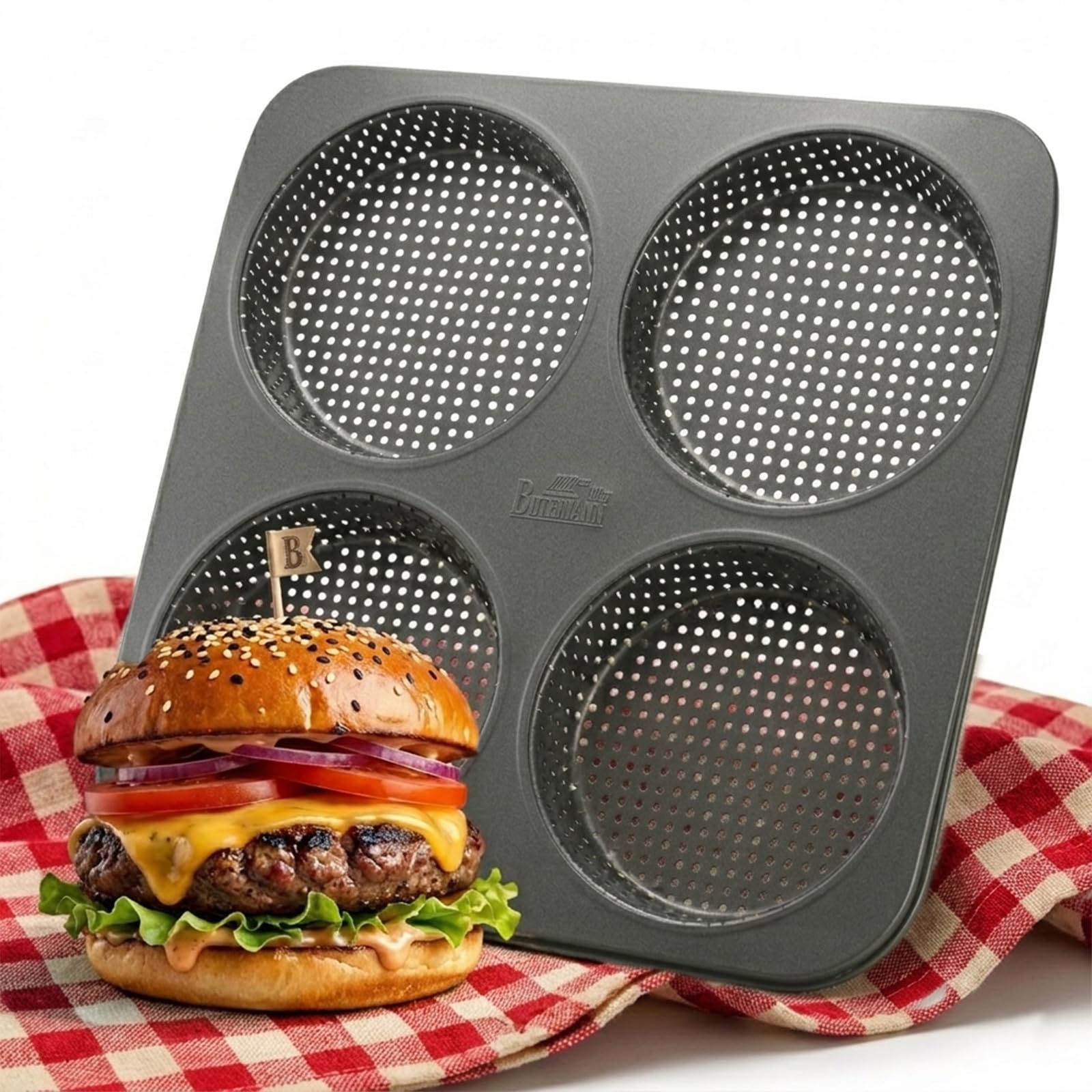 birkmann-mini-baguetteblech-4-fach-baguette-form-35-x-22-cm-perforiert-karbonsta image 3
